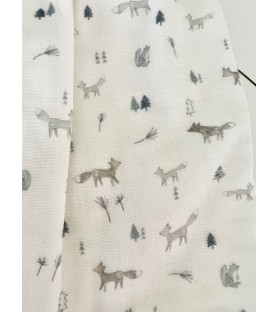 Vestido Mix cuerpo de punto...