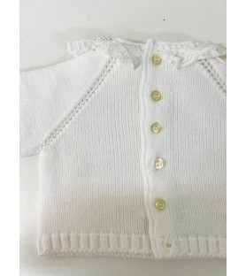 Jersey Blanco con volantes