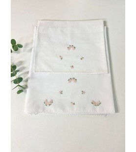 Set de minicuna flores...
