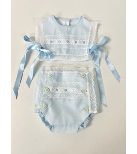 Conjunto Babero + Cubrepañal