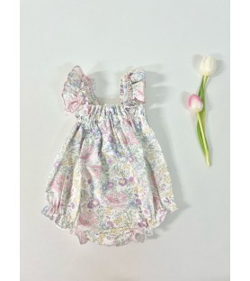 Ranita tela de flores con...