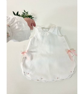 Faldón Blanco Rosa