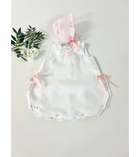 Faldón Blanco Rosa
