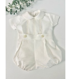 Conjunto Lucas Blanco Crudo