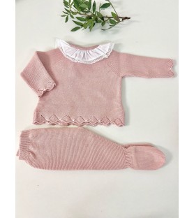 Conjunto bebé punto Arezzo...