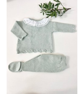 Conjunto bebé punto Arezzo...