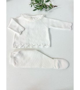 Conjunto bebé punto Arezzo...