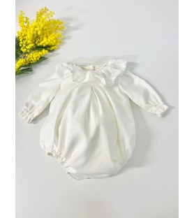 Rana cuello color marfil