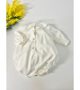 Rana cuello color marfil