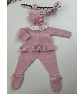 Conjunto polaina calado...