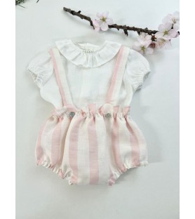 Conjunto blusa y ranita...