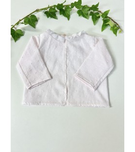 Camisa de Batista plumetis